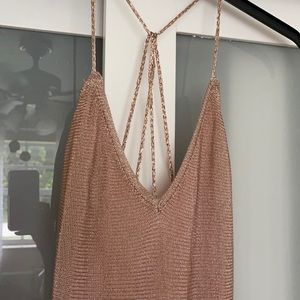 Fashion Nova Pink Sparkly Dress